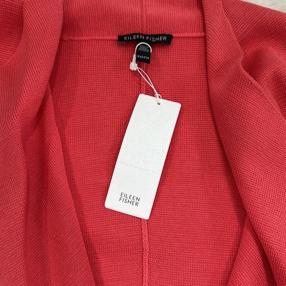 NWT Eileen Fisher Silk and Cotton Cardigan Cor size XXS - Picture 2 of 8